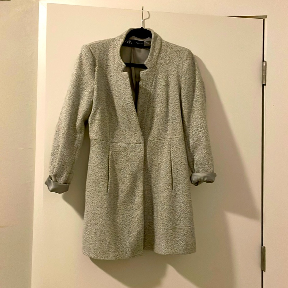 Light grey Zara jacket. Womens small - Picture 1 of 1